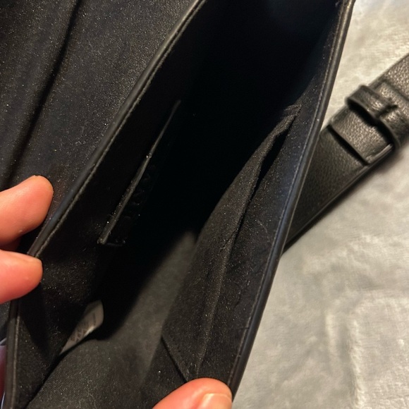 BE COOL Black Crossbody Bag with Gold Clasp - Picture 4 of 5